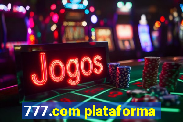 777.com plataforma